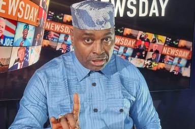 Kenneth Okonkwo speaking during an interview where he discussed Nigeria’s opposition politics and the 2027 presidential election.