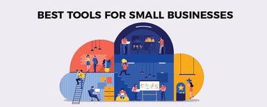Nigerian entrepreneur using free digital business tools such as Google Workspace, Canva, WhatsApp Business, Trello, and Zoom to improve productivity and manage operations.