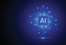 Nigerian professional using an AI-powered digital assistant on a laptop, illustrating the growing adoption of artificial intelligence and the need to separate AI myths from reality.