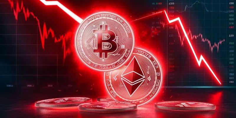 Bitcoin crashes by 8.5%, ETH 17%, XRP 26%, Solana 21%, SUI 23% in 7 days
