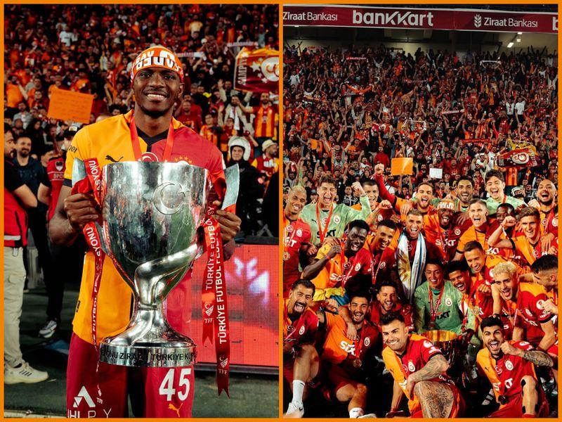 On-loan striker Victor Osimhen leads Galatasaray to their 25th league title win